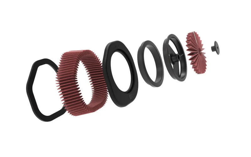 K&N 18-21 Suzuki RMZ450 449 Replacement Air Filter - Installation View