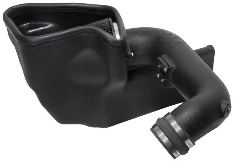 K&N 18-23 Ford Mustang GT 5.0L V8 F/I DRYFLOW Performance Air Intake System - Installation View