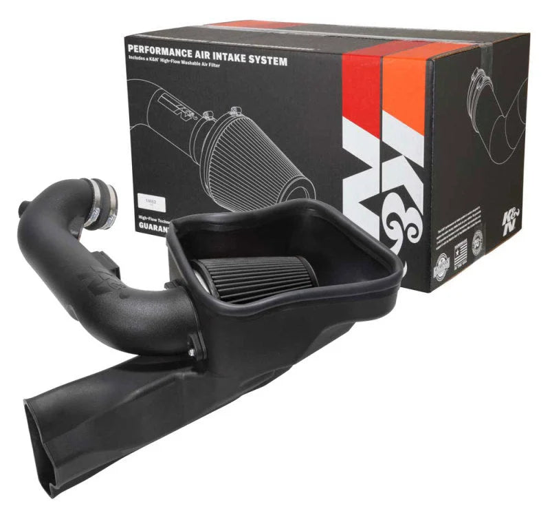 K&N 18-23 Ford Mustang GT 5.0L V8 F/I DRYFLOW Performance Air Intake System - Additional View 5