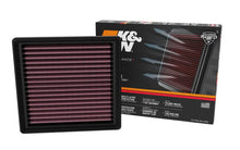 Load image into Gallery viewer, K&amp;N 18-23 Lexus LC500 V8-5.0L Replacement Air Filter - Installation View