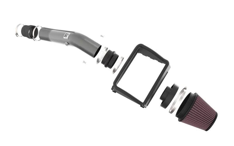 K&N 18-24 Ford F150 3.3L V6 Performance Air Intake System w/ Red Air Filter - Additional View 7