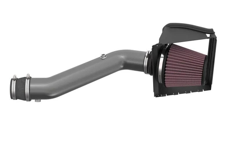 K&N 18-24 Ford F150 3.3L V6 Performance Air Intake System w/ Red Air Filter - Additional View 8