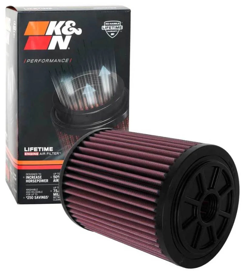 K&N 19-20 Audi A6 L4-2.0L DSL Replacement Drop In Air Filter - Detail View