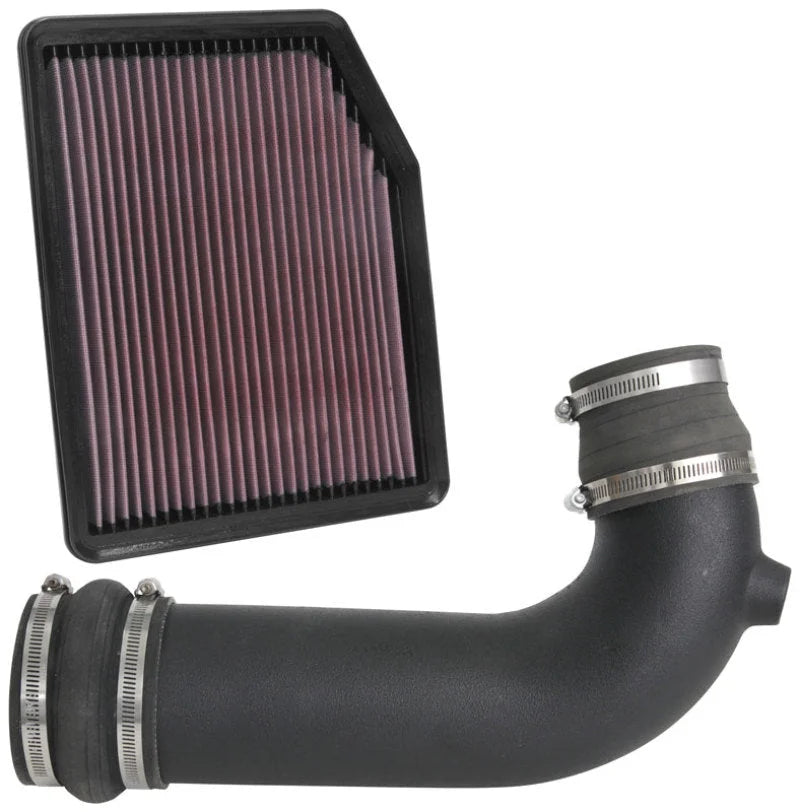 K&N 19-20 Chevrolet Silverado V6-4.3L F/I 57 Series FIPK Performance Intake Kit - Installation View