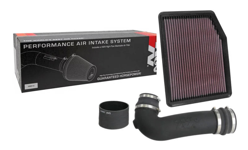 K&N 19-20 GM 1500 V8-5.3L/6.2L 57 Series FIPK Performance Intake Kit - Installation View