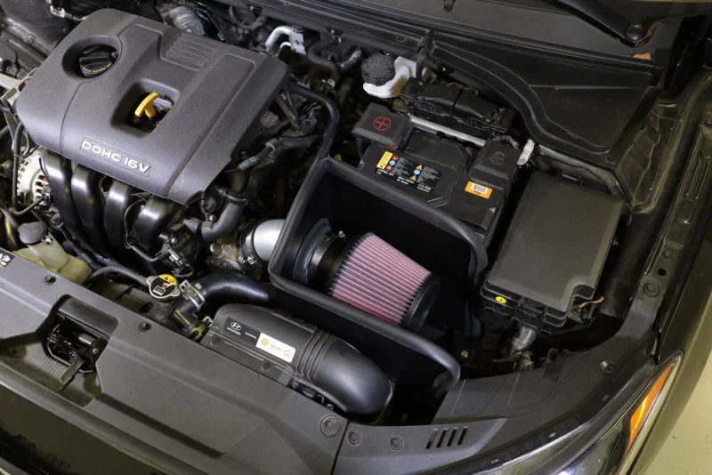 K&N 19-20 Hyundai Veloster L4-2.0L F/I Typhoon Performance Air Intake System - Side View
