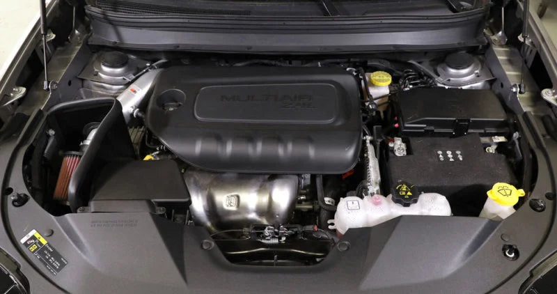 K&N 19-20 Jeep Cherokee L4-2.4L Performance Air Intake Kit - Back View