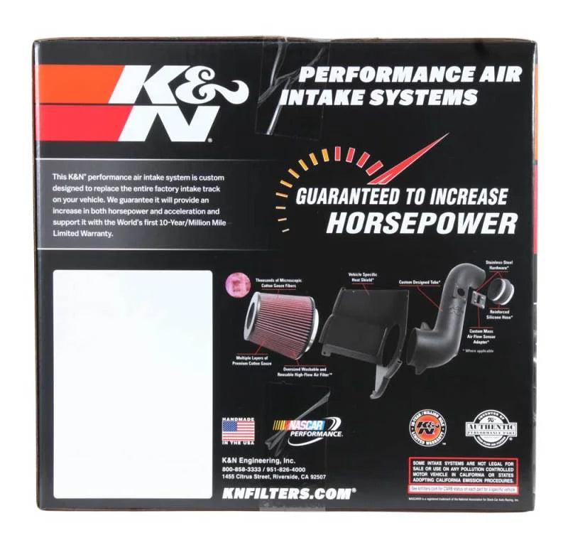 K&N 19-20 Jeep Cherokee L4-2.4L Performance Air Intake Kit - Additional View 9