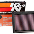 Load image into Gallery viewer, K&amp;N 19-20 Jeep Renegade L4-1.3L Replacement Air Filter - Installation View