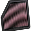 Load image into Gallery viewer, K&amp;N 19-20 Nissan Altima 2.0L Replacement Air Filter - Side View
