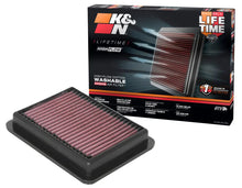 Load image into Gallery viewer, K&amp;N 19-21 Mazda 3 2.0L L4 F/I Replacement Air Filter - Back View