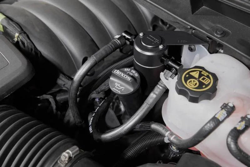 K&N 19-22 Chevy Silverado 1500 5.3/6.2L Catch Can. Oil Separator - Installation View