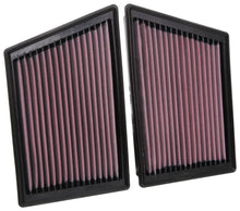 Load image into Gallery viewer, K&amp;N 19 Porsche 911 3.0L H6 F/I Drop In Replacement Air Filter - Side View