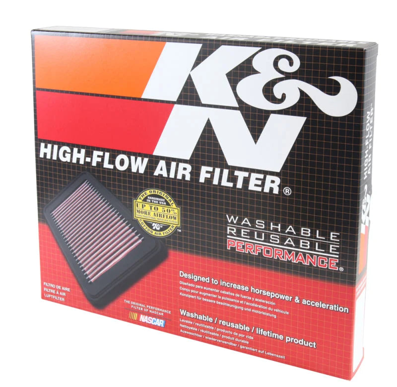 K&N 19 Porsche 911 3.0L H6 F/I Drop In Replacement Air Filter - Installation View