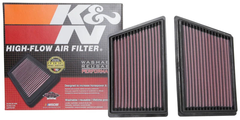 K&N 19 Porsche 911 3.0L H6 F/I Drop In Replacement Air Filter - Additional View 7