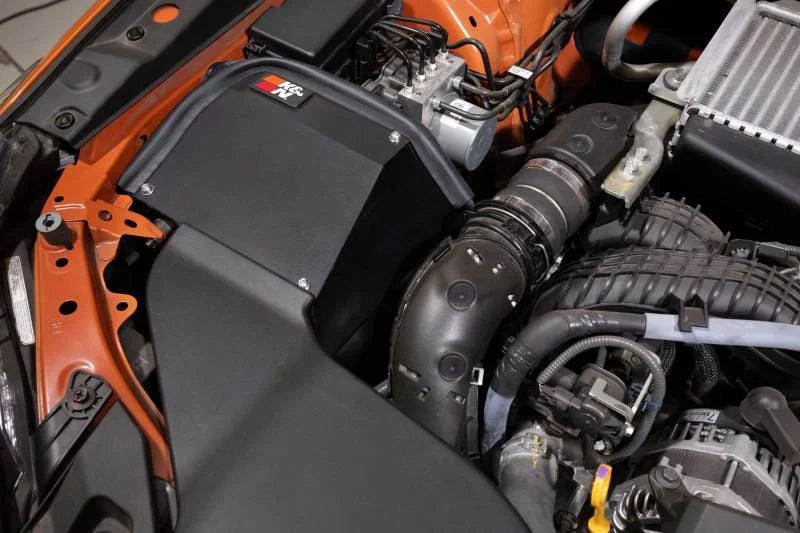 K&N 1987 Honda CRX I 1.6L L4 Gas Performance Air Intake System - Back View