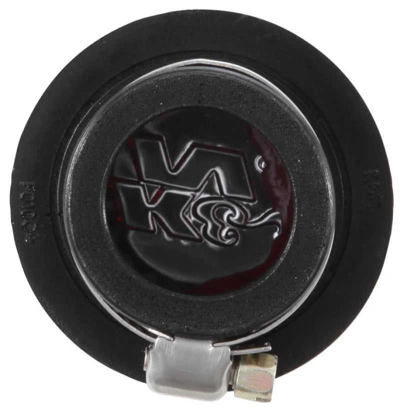K&N 1in Flange ID x 2in OD x 1.5 inch H Rubber Base Crankcase Vent Filter - Back View