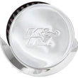 Load image into Gallery viewer, K&amp;N 1in Flange L x 3in OD x 2.5in Height Clamp On Crankcase Vent Filter - Installation View
