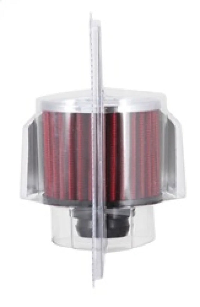 K&N 1in Flange L x 3in OD x 2.5in Height Clamp On Crankcase Vent Filter - Additional View 9