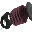 Load image into Gallery viewer, K&amp;N 2-1/8in DUAL FLG 6-1/4 X 4inOD 3inH Universal Clamp-On Air Filter - Back View