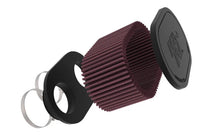 Load image into Gallery viewer, K&amp;N 2-1/8in DUAL FLG 6-1/4 X 4inOD 3inH Universal Clamp-On Air Filter - Back View