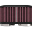 Load image into Gallery viewer, K&amp;N 2-1/8in DUAL FLG 6-1/4 X 4inOD 3inH Universal Clamp-On Air Filter - Installation View