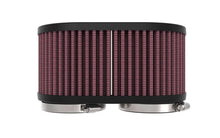 Load image into Gallery viewer, K&amp;N 2-1/8in DUAL FLG 6-1/4 X 4inOD 3inH Universal Clamp-On Air Filter - Installation View
