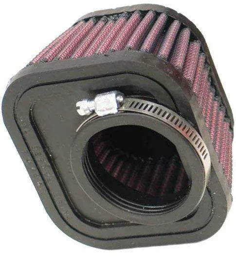 K&N 2-3/4in Flg 6-9/16 X 3-7/8 Base 5-3/16 X 2-1/2in Top 5-5/16in H - Side View