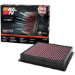 Load image into Gallery viewer, K&amp;N 20-21 Ford F250/F350 Super Duty 6.2/6.7/7.3L V8 Replacement Air Filter - Installation View
