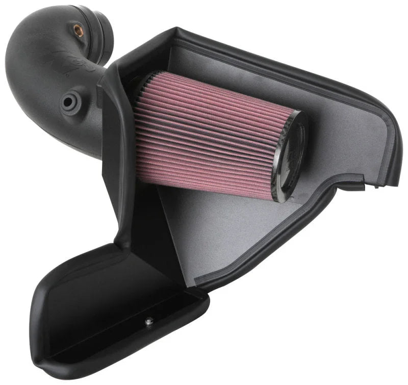 K&N 20-21 Ford Mustang GT500 5.2L V8 AirCharger Performance Intake - Main Product View