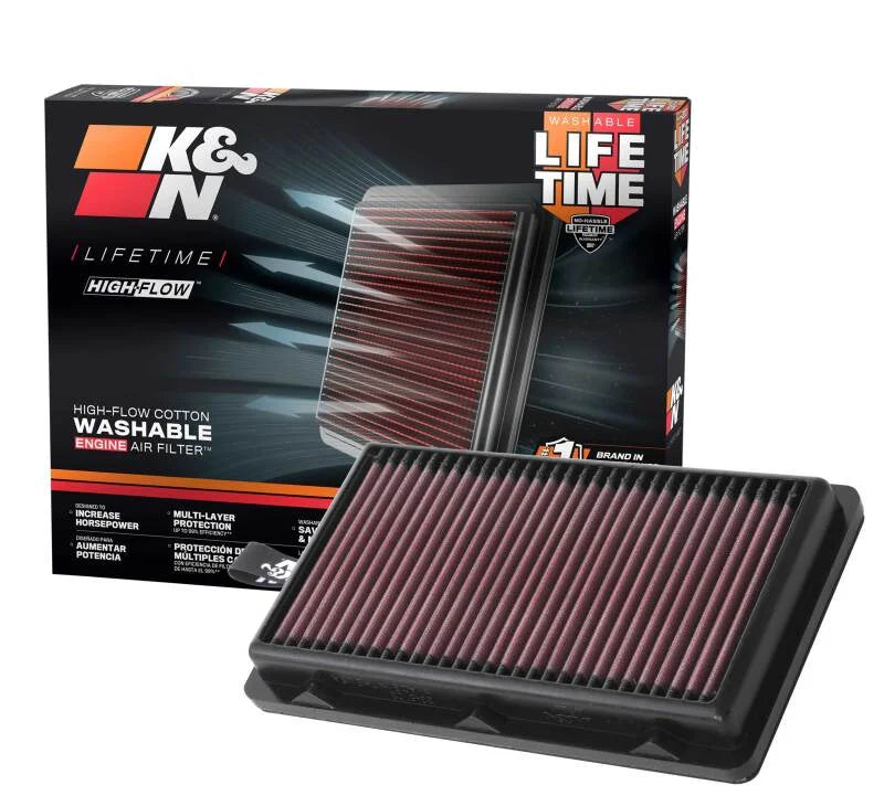 K&N 20-21 Hyundai Sonata I4-1.6L DSL Replacement Air Filter - Installation View