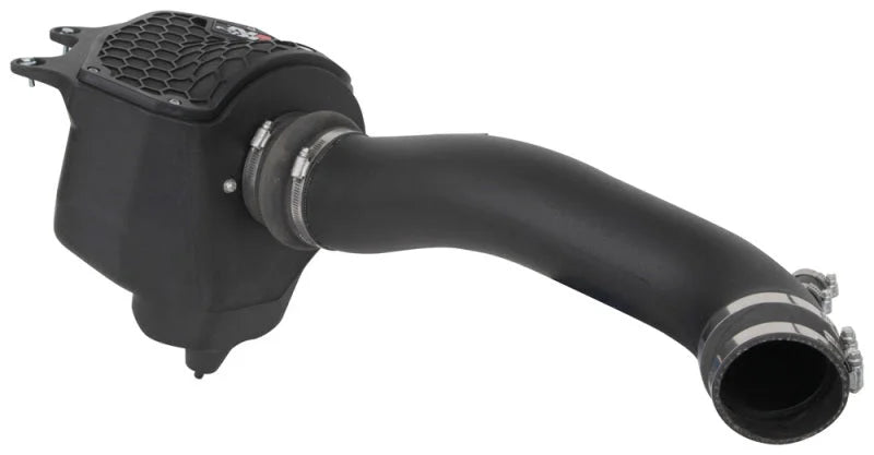 K&N 20-21 Jeep Wrangler V6-3.0L DSL AirCharger Performance Intake - Installation View