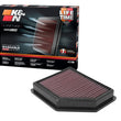 Load image into Gallery viewer, K&amp;N 20-22 Nissan Sentra 2.0L L4 Replacement Air Filter - Installation View