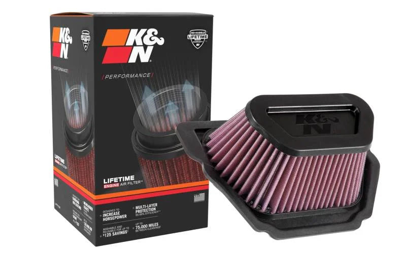 K&N 20-23 Yamaha YZF R1/M 998 Replacement Air Filter - Back View