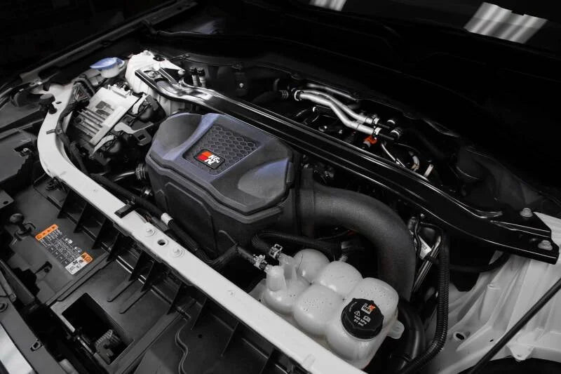 K&N 20-24 Ford Explorer 3.0L V6 / 20-24 Lincoln Aviator 3.0L V6 Performance Air Intake System - Side View