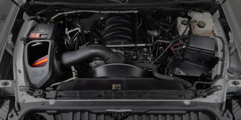K&N 20-25 Chevrolet Silverado 2500/3500 HD V8 6.6L NextGen Cold Air Intake - Side View