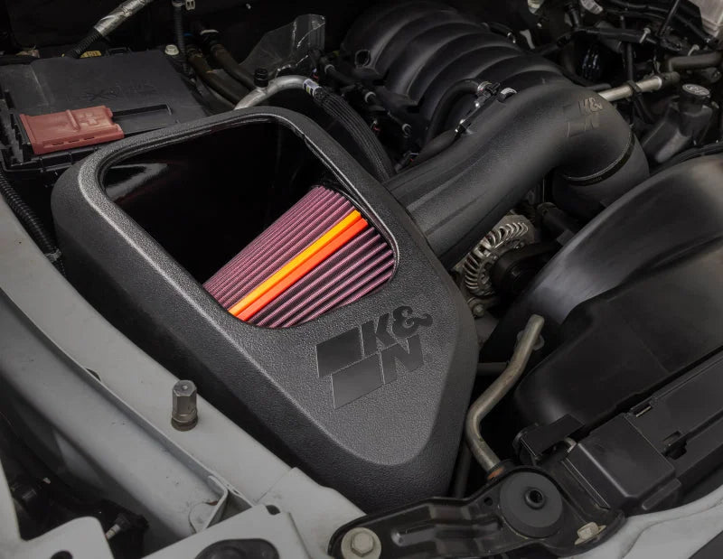 K&N 20-25 Chevrolet Silverado 2500/3500 HD V8 6.6L NextGen Cold Air Intake - Back View
