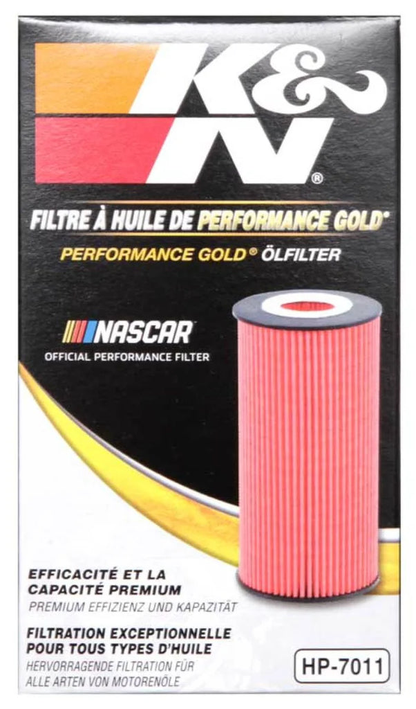 K&N 2008 Porsche 911 3.6L/3.8L Cartridge Oil Filter - Installation View