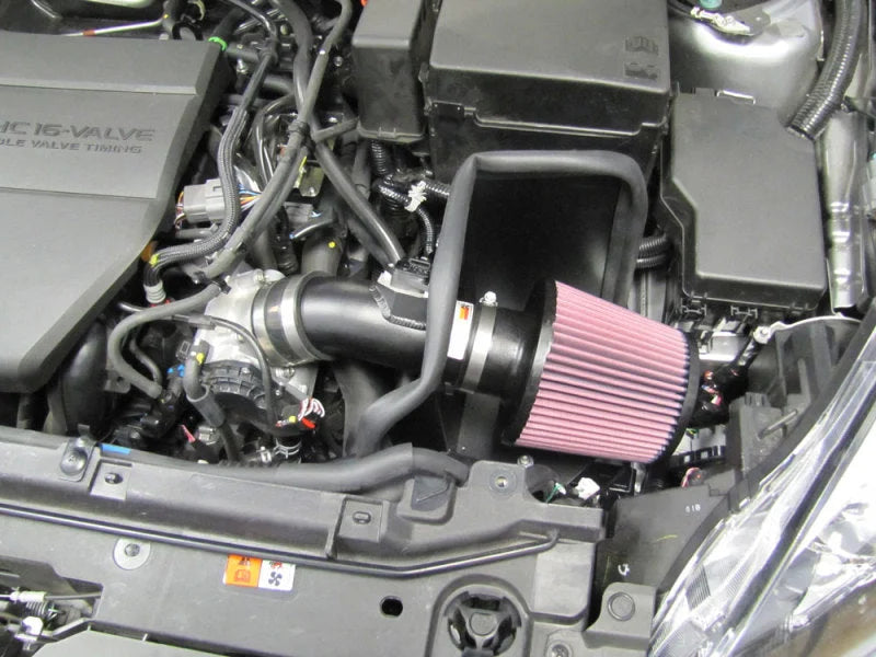 K&N 2010 Mazda3 L4-2.5L Typhoon Short Ram Intake - Side View