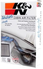 Load image into Gallery viewer, K&amp;N 2011-2016 Jeep Wrangler 2.8/3.6L Cabin Air Filter - Installation View