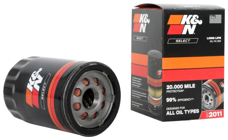 K&N 2011+ Buick Enclave 3.6L V6 / 2014+ Chevrolet Silverado 1500 5.3L V8 Spin-On Oil Filter - Detail View