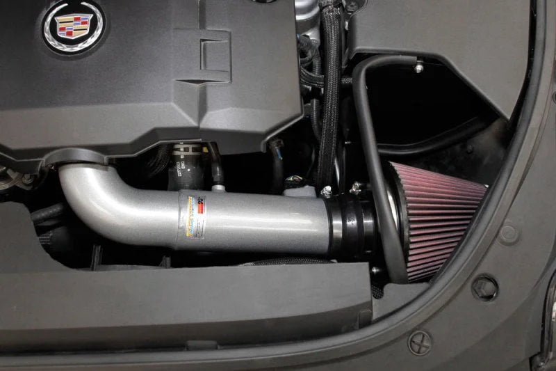 K&N 2012 Cadillac CTS 3.0L/3.6L Typhoon Performance Intake Kit - Side View
