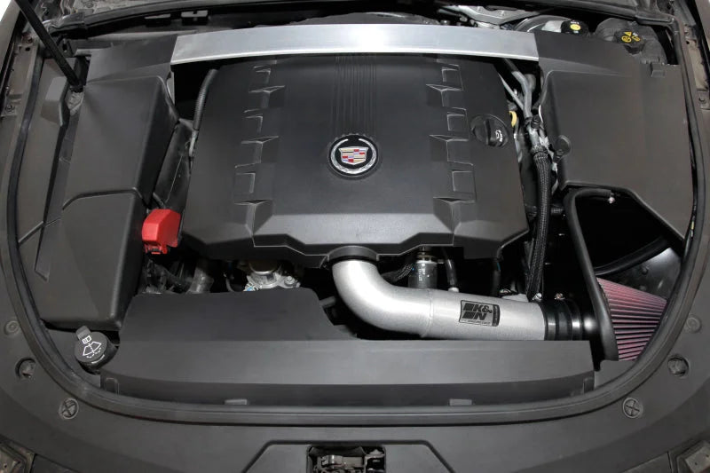 K&N 2012 Cadillac CTS 3.0L/3.6L Typhoon Performance Intake Kit - Installation View