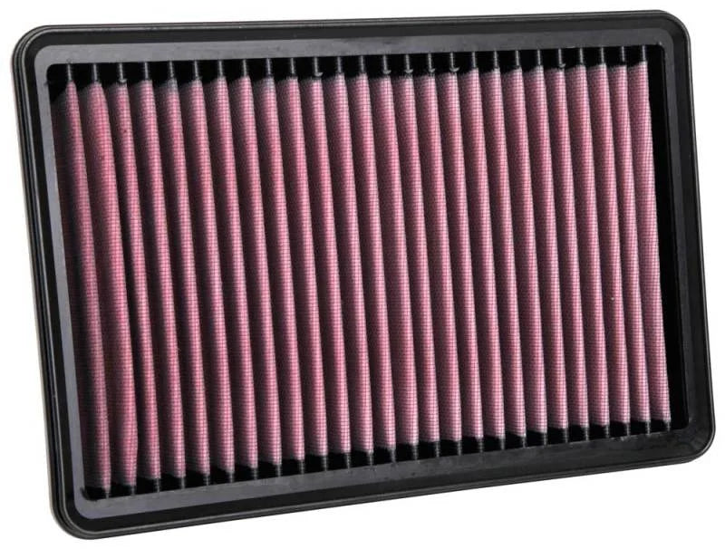K&N 2012 Hyundai Santa Fe III 2.0L F/I Replacement Drop In Air Filter - Side View