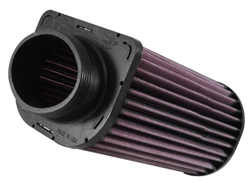 K&N 2012 Mercedes Benz C180 L4-1.6L F/I Replacement Drop In Air Filter - Side View