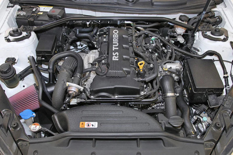 K&N 2013 Hyundai Genesis Coupe 2.0L L4 F/I Typhoon Performance Intake Performance kit - Back View