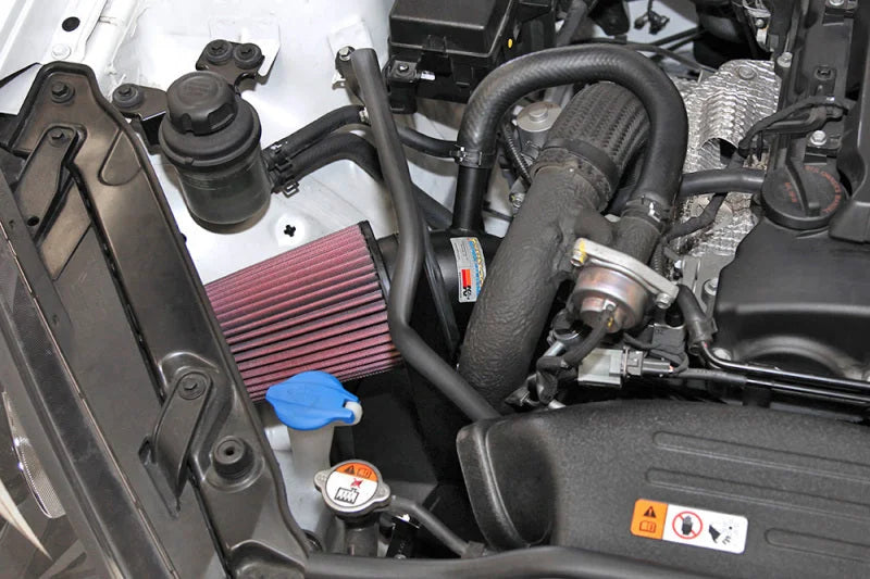 K&N 2013 Hyundai Genesis Coupe 2.0L L4 F/I Typhoon Performance Intake Performance kit - Installation View