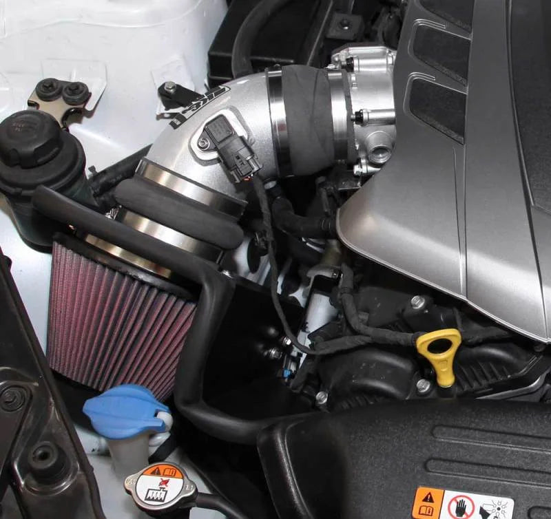 K&N 2013 Hyundai Genesis Coupe 3.8L V6 Typhoon Performance Intake Performance kit - Side View