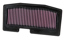 Load image into Gallery viewer, K&amp;N 2013 Triumph Street Triple 675 Replacement Air Filter - Side View