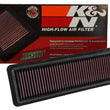 Load image into Gallery viewer, K&amp;N 2014 Hyundai Grand i10 L4 1.2L Replacement Air Filter - Back View